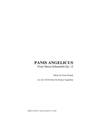 cover image of FRANCK--PANIS ANGELICUS--For SATB Choir and Organ